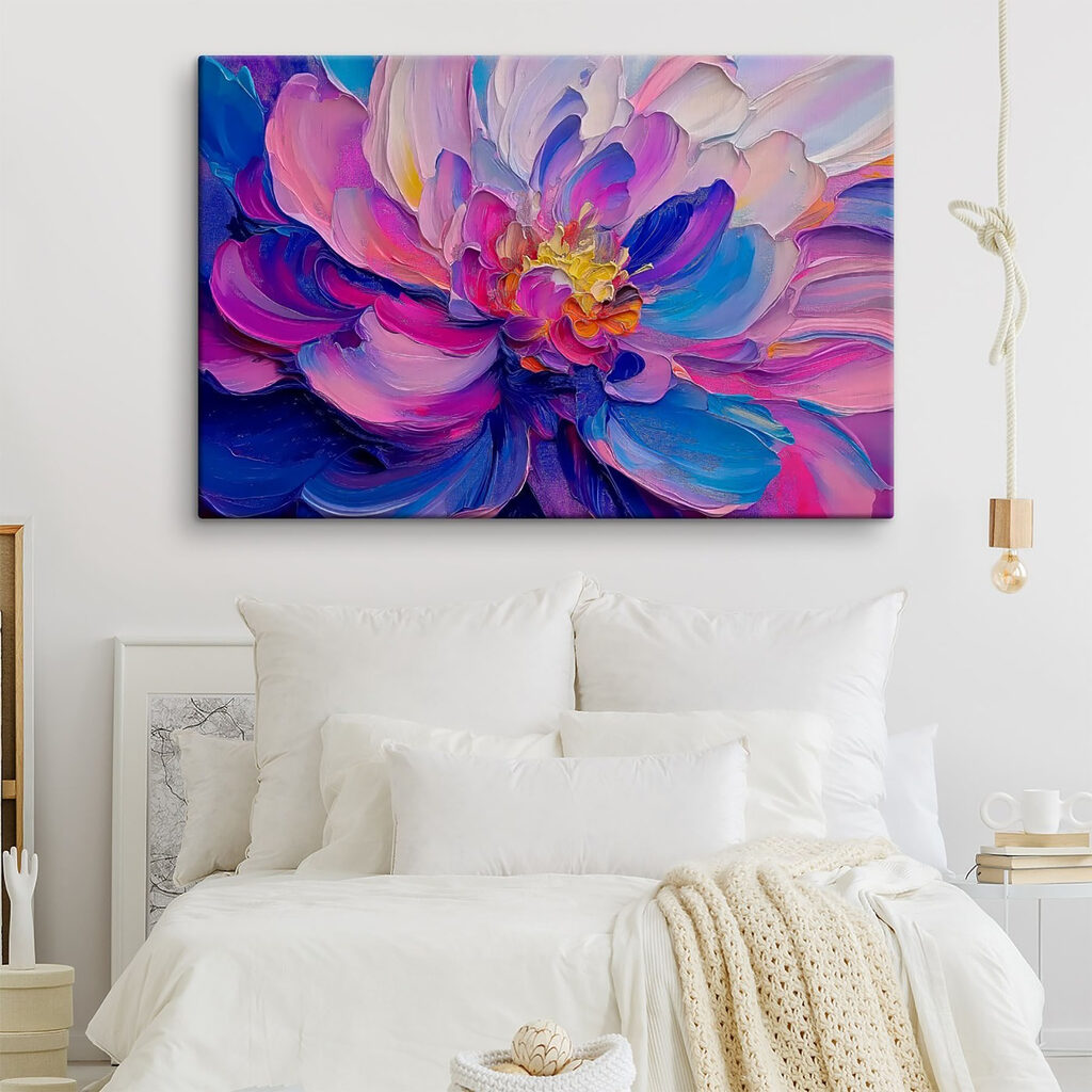 Vibrant colors in floral artistry