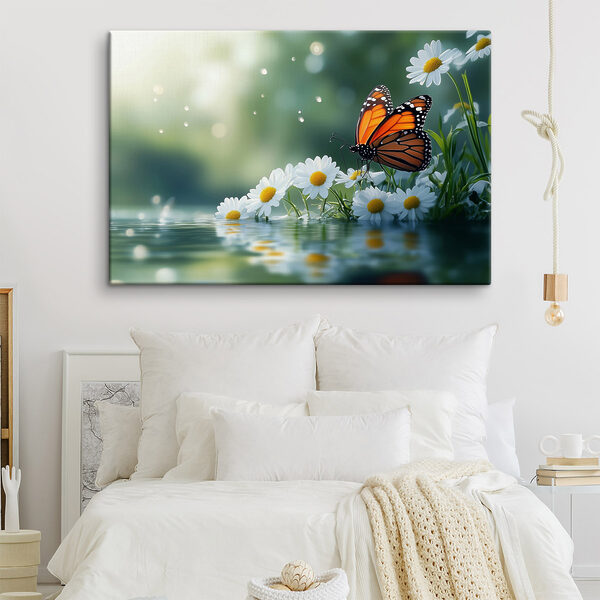 Vlinder op een bloem Vlinder op een bloem