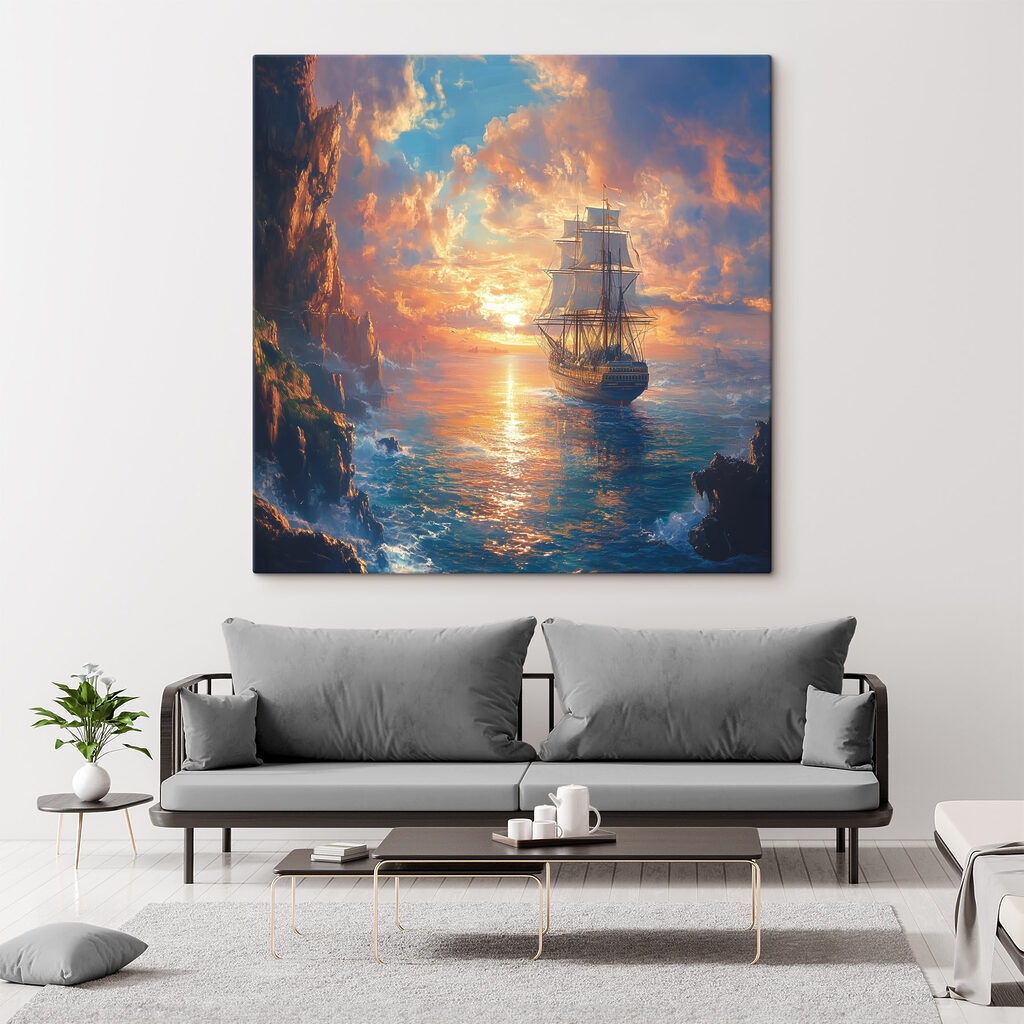 Ship in the water