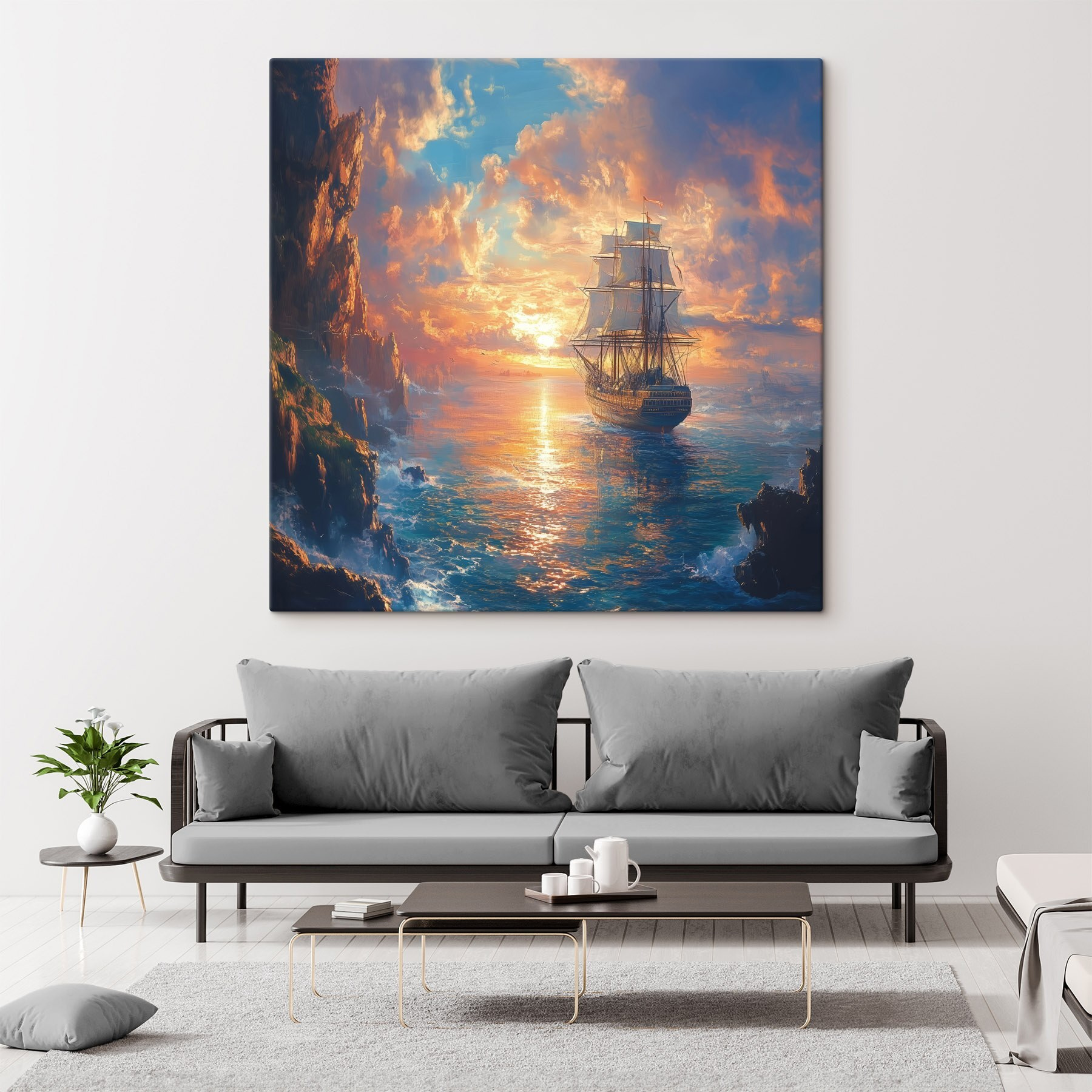 Ship in the water