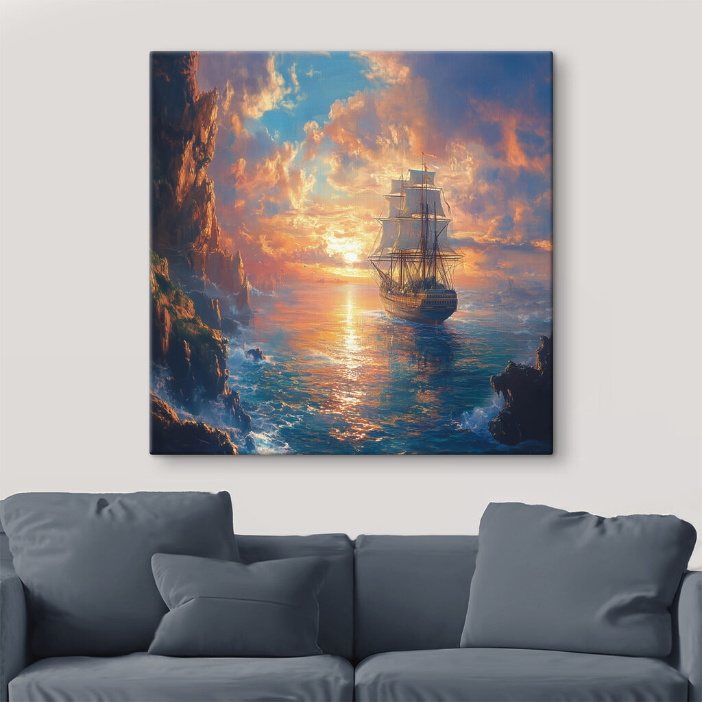 Ship in the water