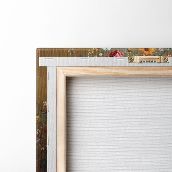 Schilderij van een boeket bloemen Schilderij van een boeket bloemen