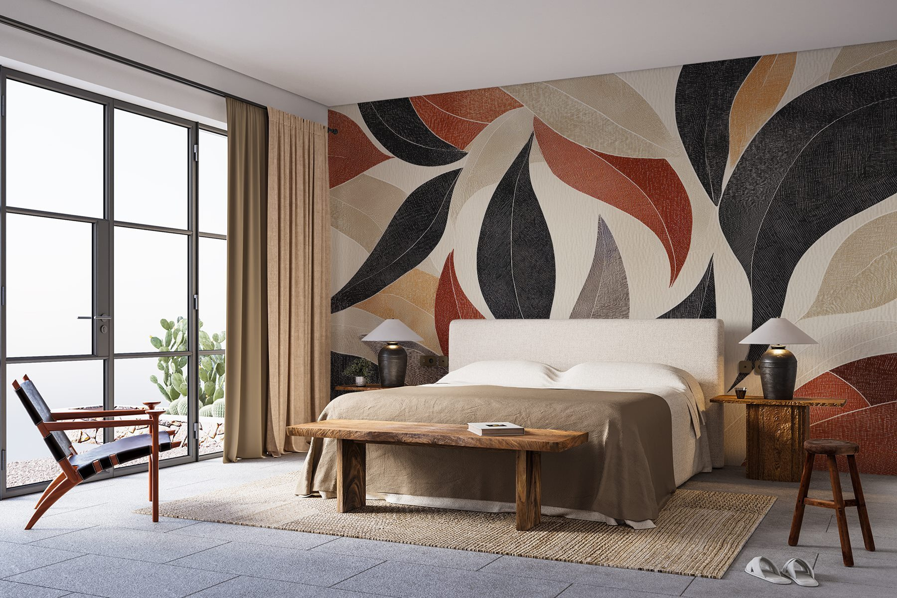 Intricate patterns of nature's embrace