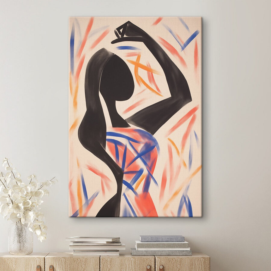 Schilderij van een vrouw