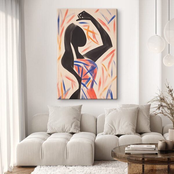 Schilderij van een vrouw Schilderij van een vrouw