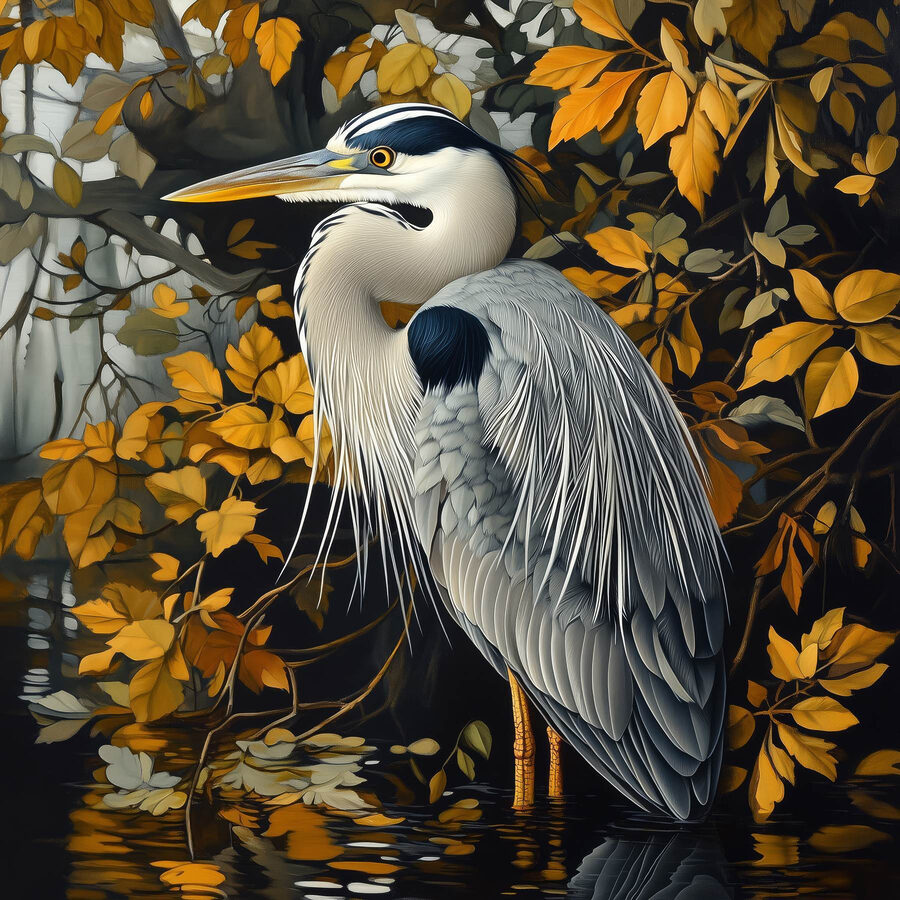 Vogel in water
