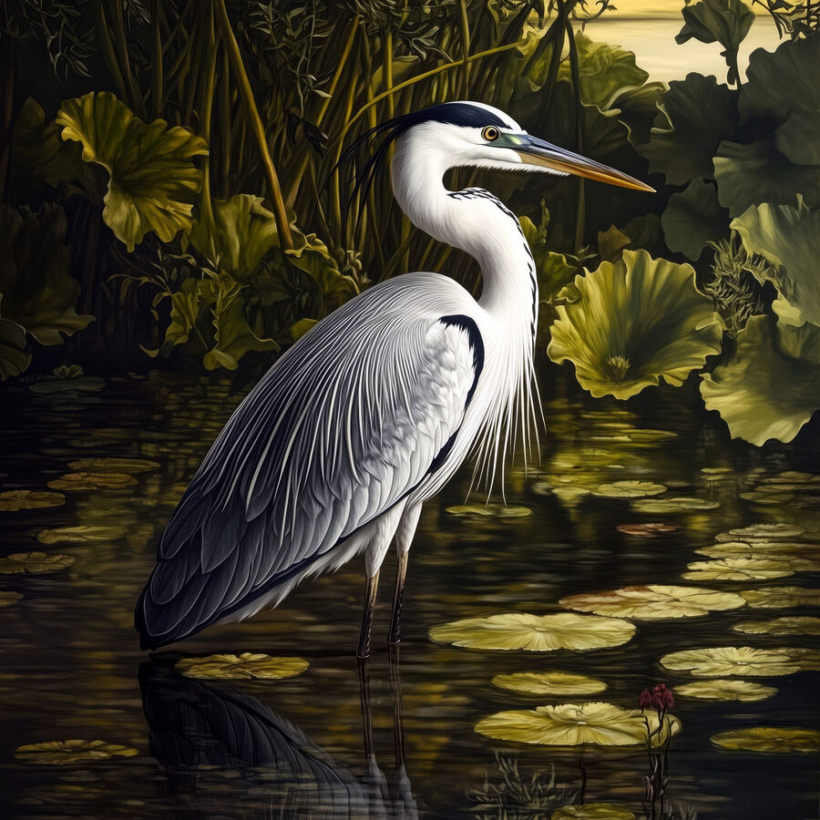 Vogel in water