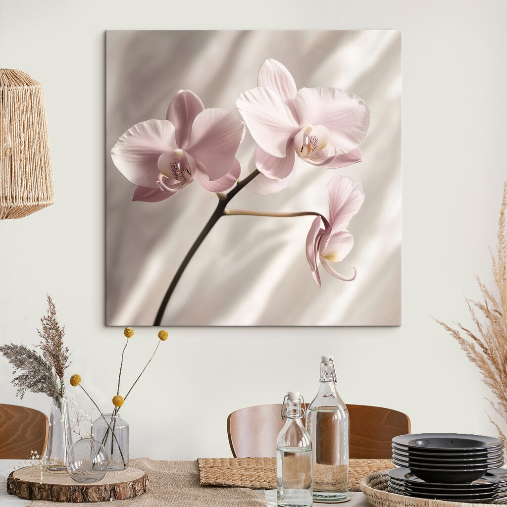 Delicate blossoms in soft hues