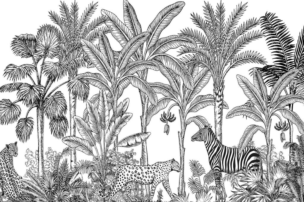 Zebra en jachtluipaard in een jungle Zebra en jachtluipaard in een jungle