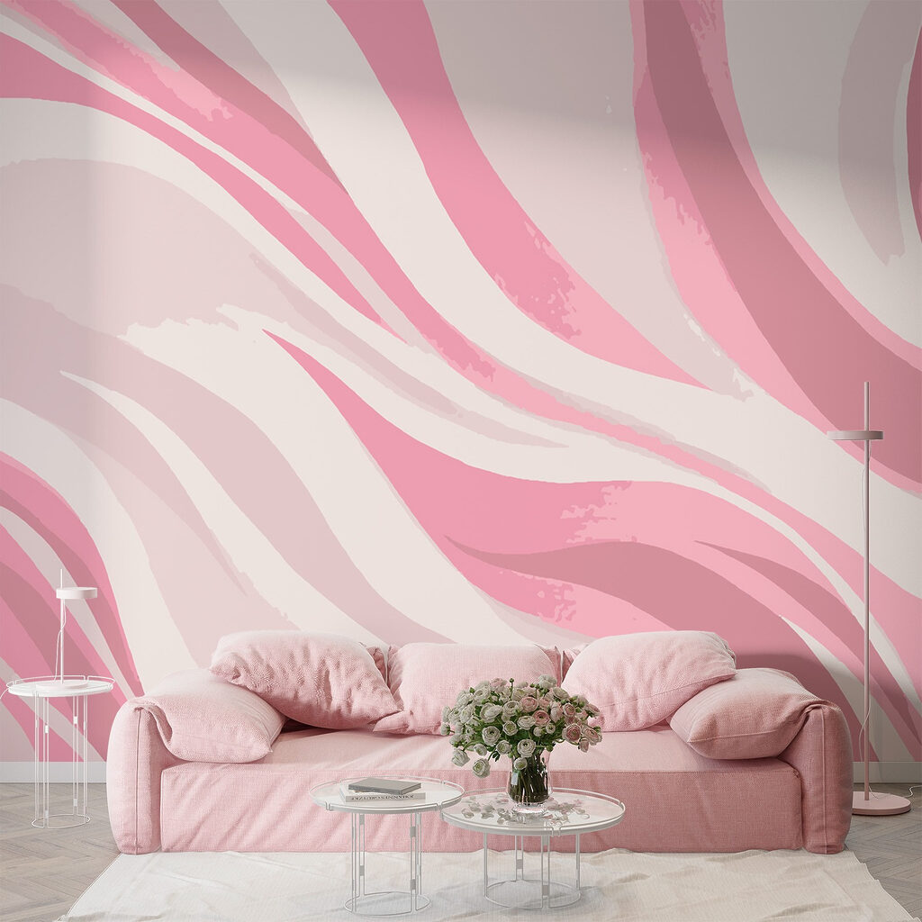 Pink and white swirls Pink and white swirls