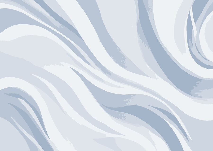 Wit en blauw golvend patroon