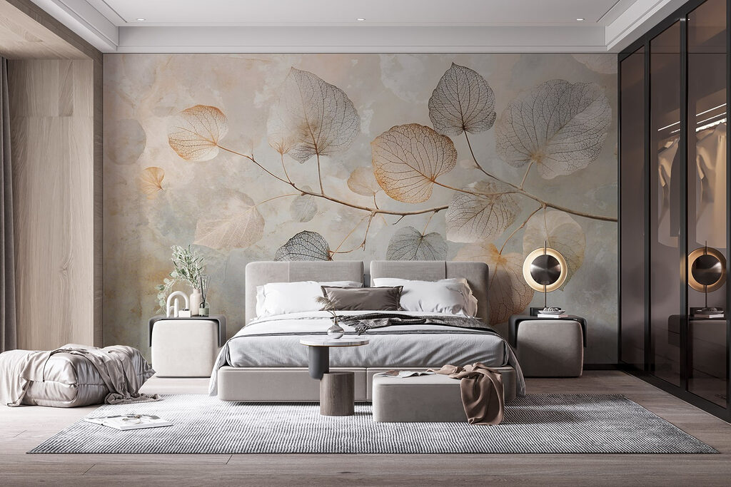 Branch with leaves on it Branch with leaves on it