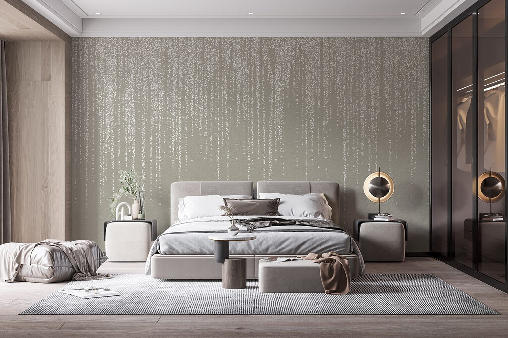 White specks on a grey surface