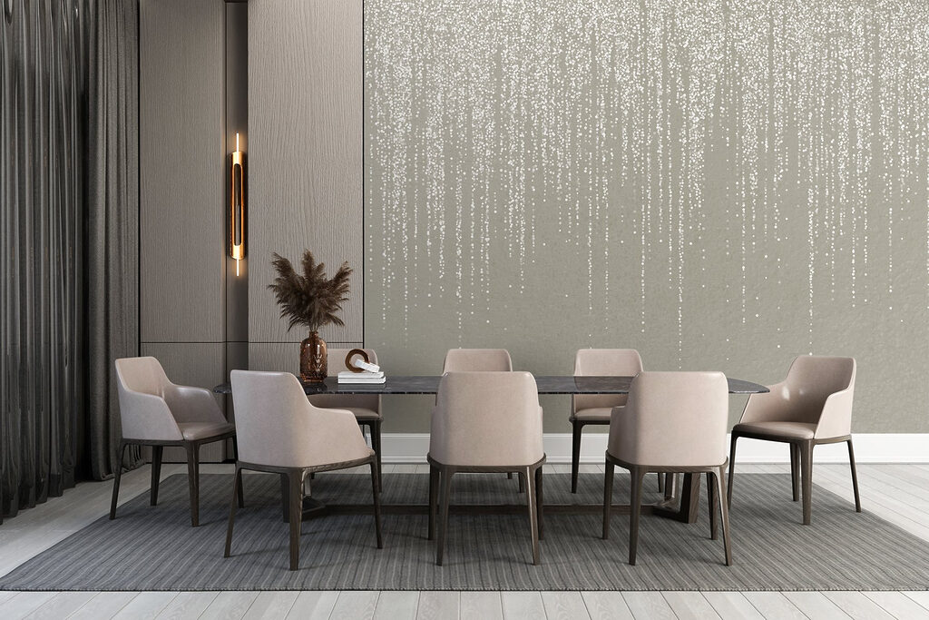 White specks on a grey surface