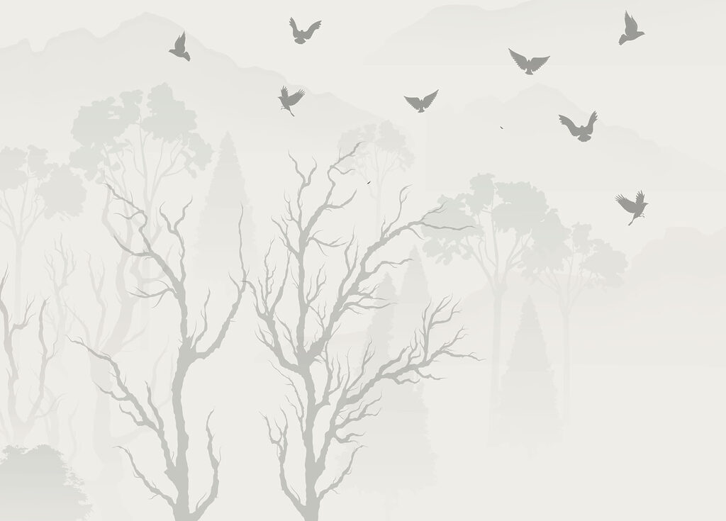 Vogels vliegen over bomen Vogels vliegen over bomen