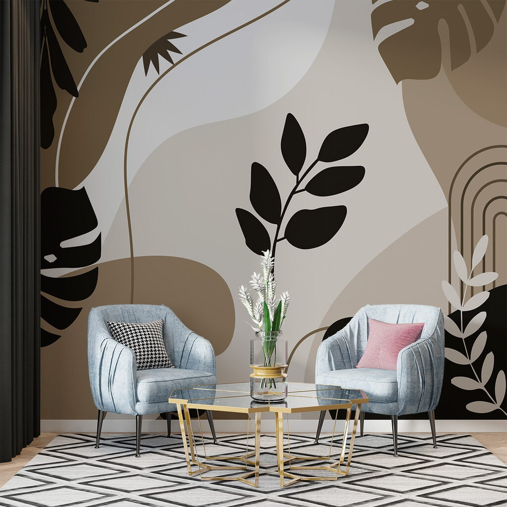Natural forms in earth tones