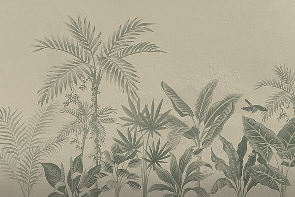 Behang met planten erop Behang met planten erop