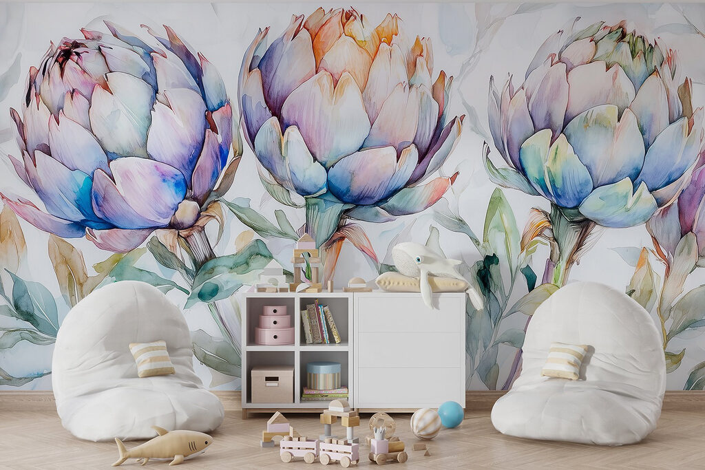 Watercolor painting of flowers Watercolor painting of flowers