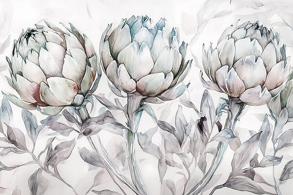 Aquarel van bloemen Aquarel van bloemen