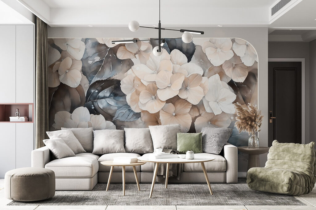 Delicate blooms in soft hues