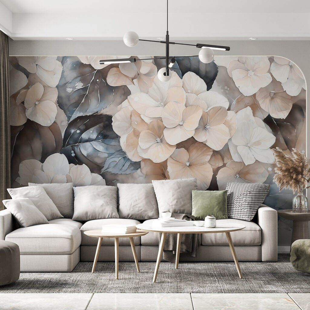 Delicate blooms in soft hues