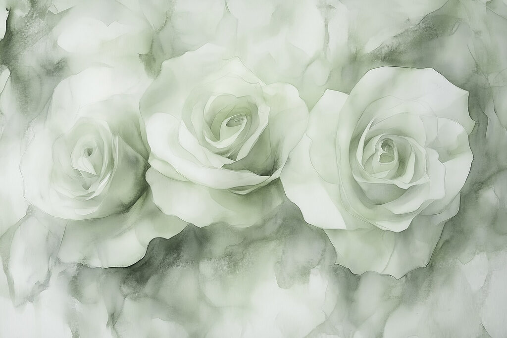 Groep witte rozen Groep witte rozen