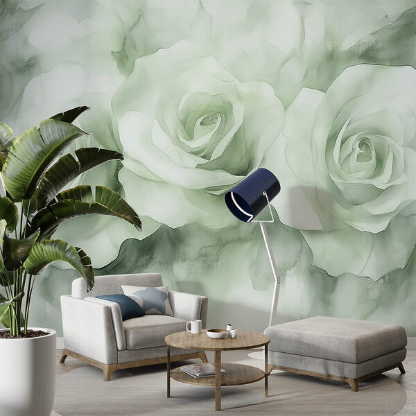 Groep witte rozen Groep witte rozen