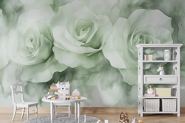 Groep witte rozen Groep witte rozen