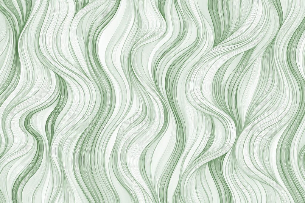Groen en wit golvend patroon Groen en wit golvend patroon