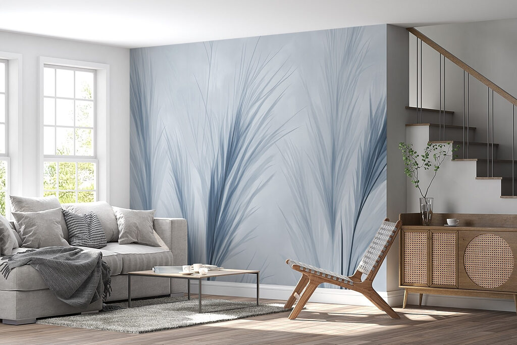 Delicate blue foliage in soft hues Delicate blue foliage in soft hues