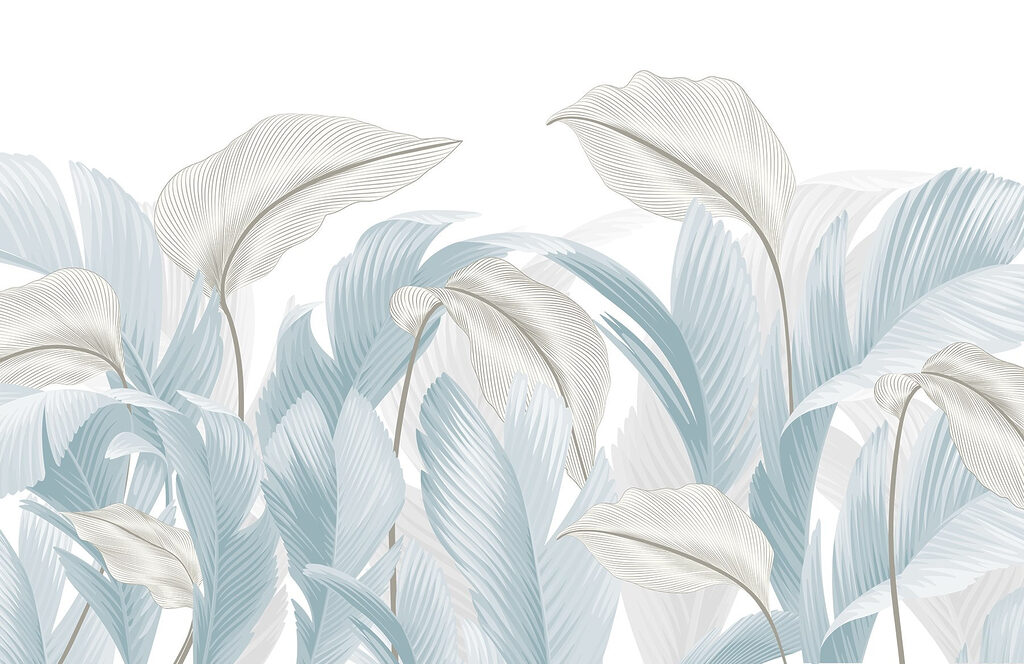 Gentle hues of tropical leaves Gentle hues of tropical leaves
