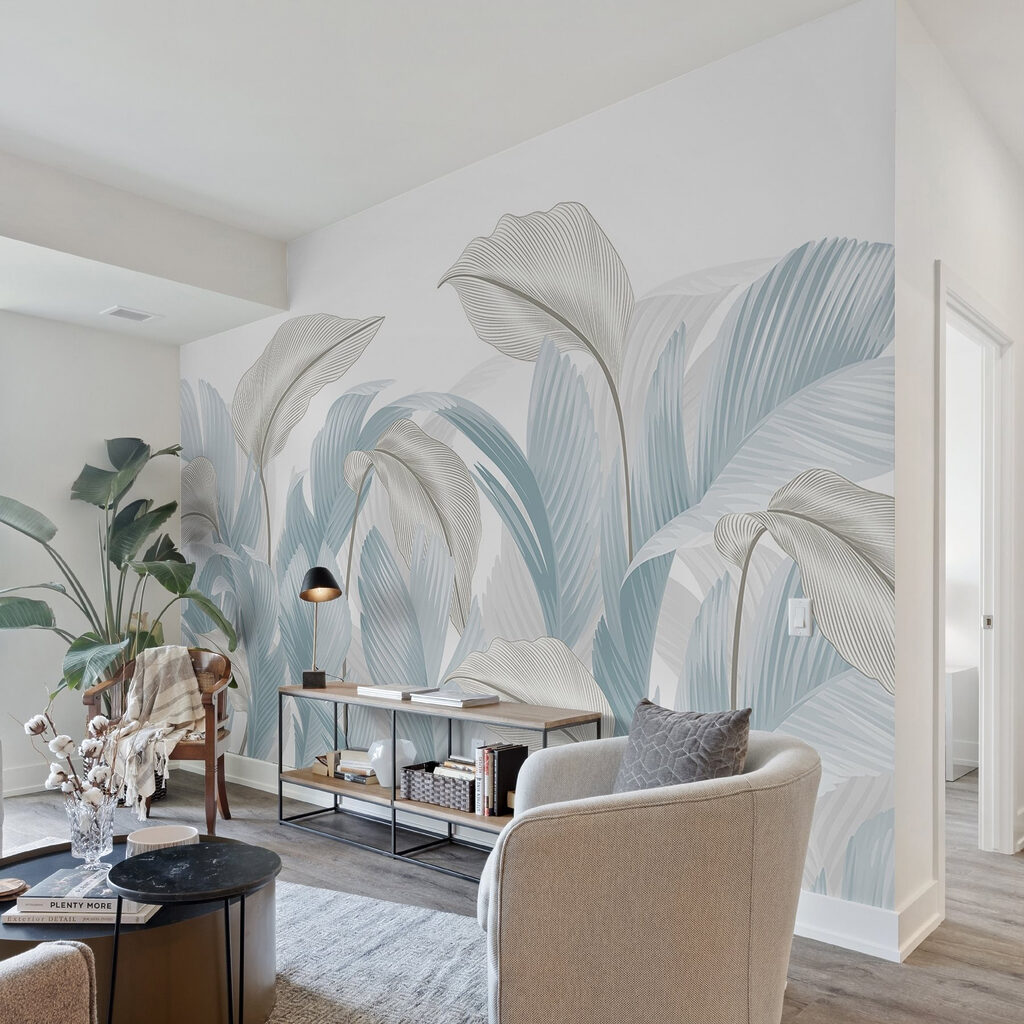 Gentle hues of tropical leaves Gentle hues of tropical leaves