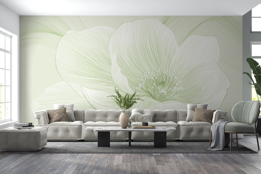 Delicate lijnen van de schoonheid van de natuur