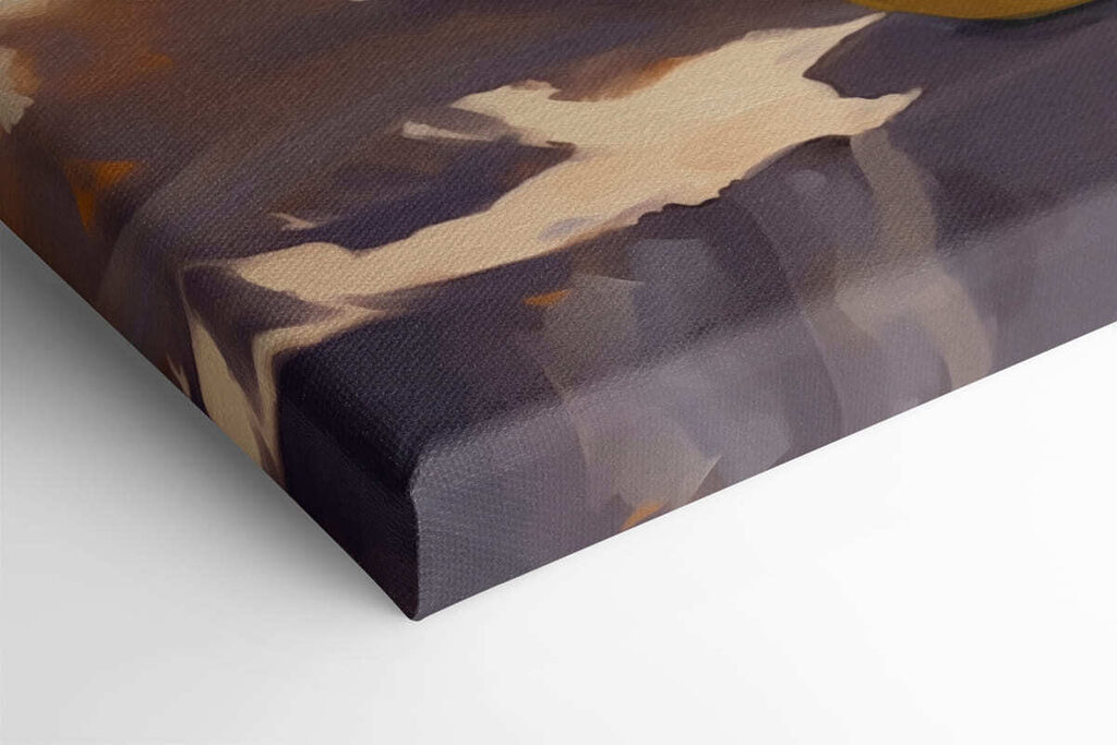 Painting of lemons in a vase Painting of lemons in a vase