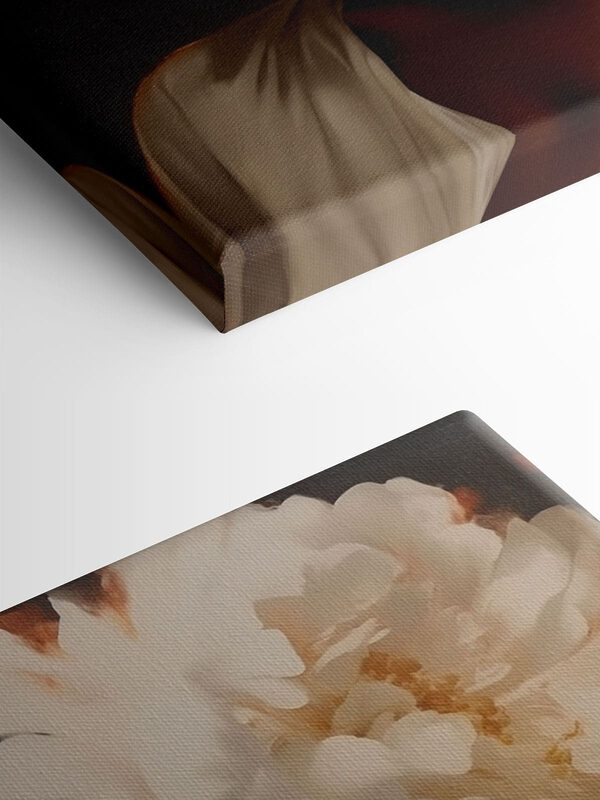 Vrouw met bloemen op haar hoofd Vrouw met bloemen op haar hoofd