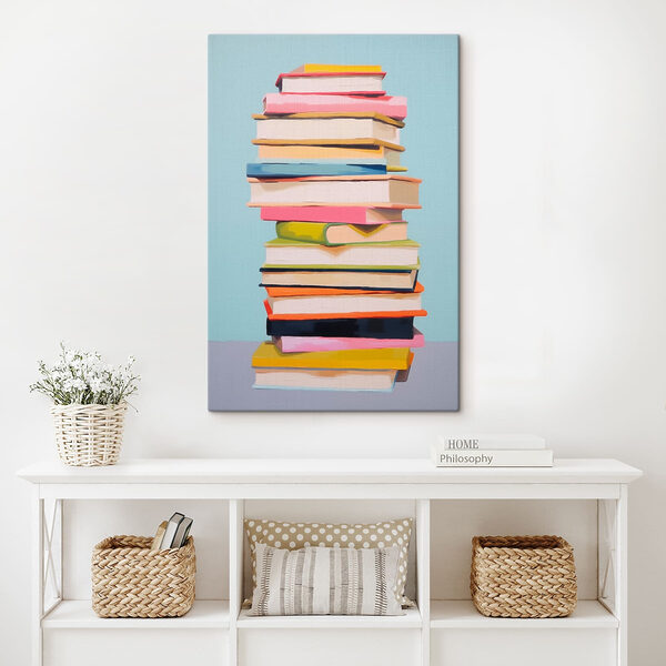 Stapel boeken op een tafel Stapel boeken op een tafel