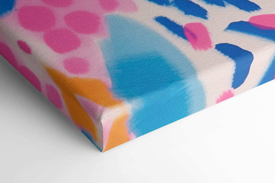 Kleurrijk patroon met zwarte en blauwe vlekken Kleurrijk patroon met zwarte en blauwe vlekken