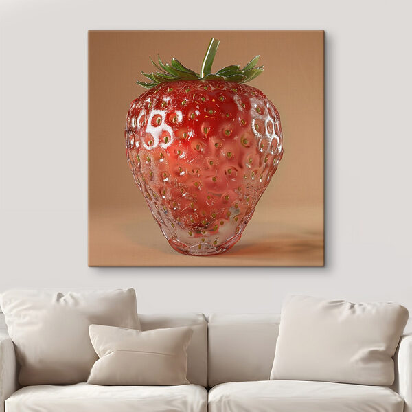 Aardbei in een unieke stijl Aardbei in een unieke stijl