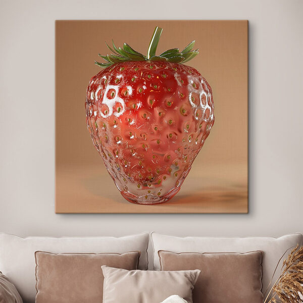 Aardbei in een unieke stijl Aardbei in een unieke stijl