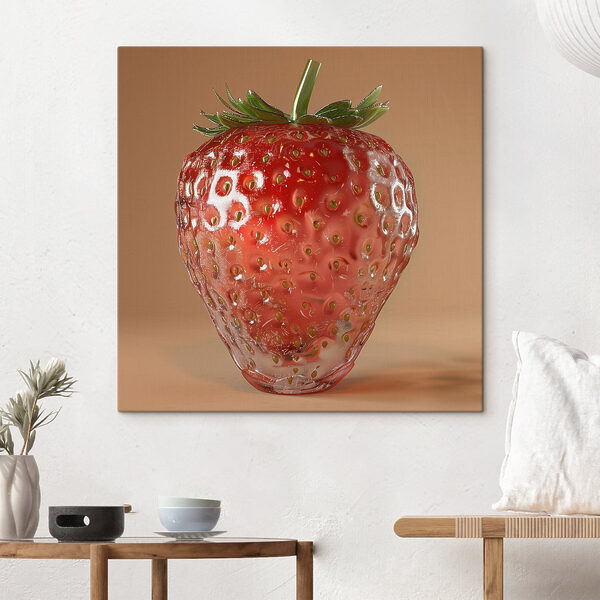 Aardbei in een unieke stijl Aardbei in een unieke stijl