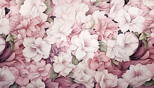 Levendige bloemen in delicate harmonie Levendige bloemen in delicate harmonie