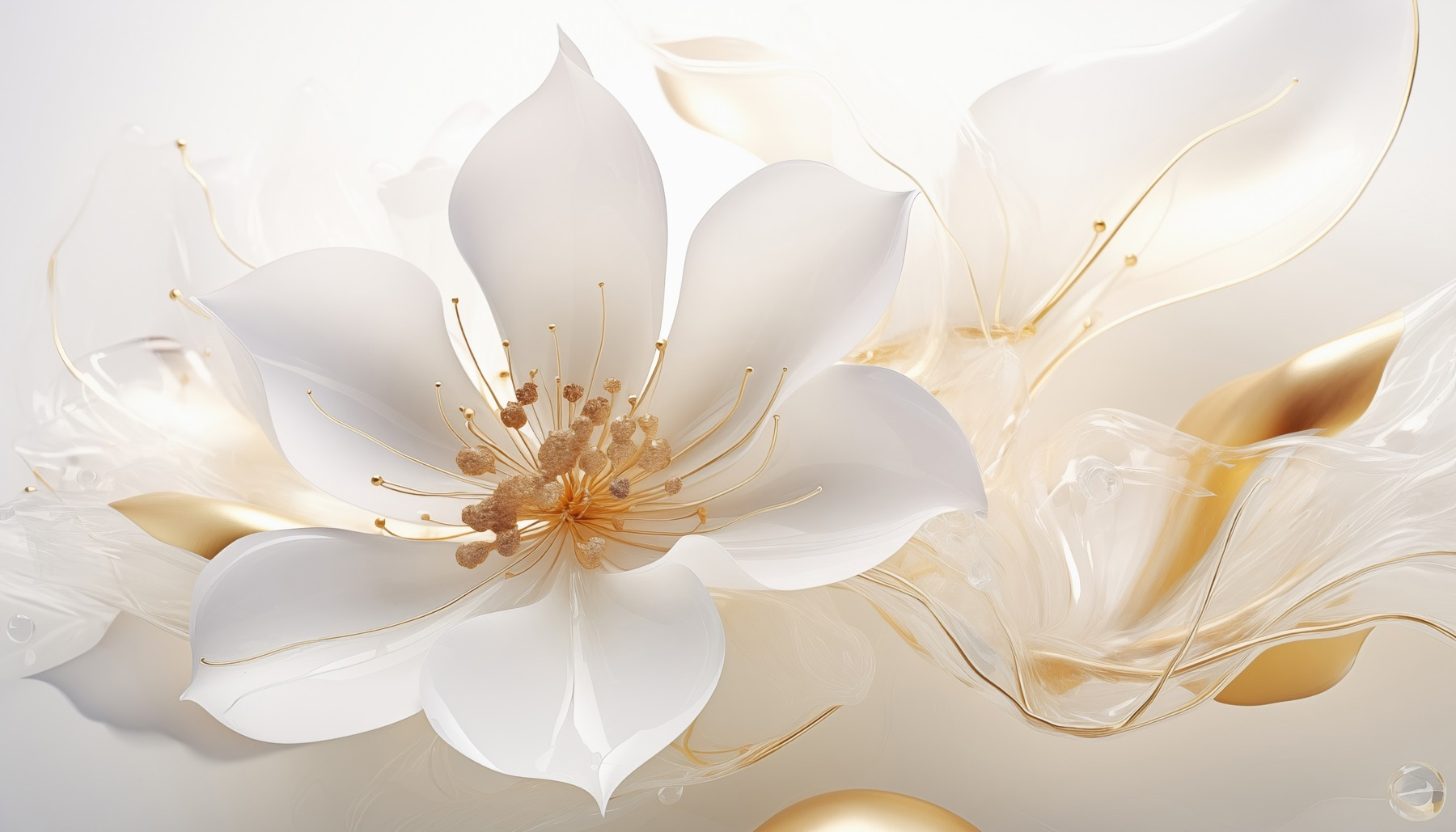 Delicate petals with elegant accents
