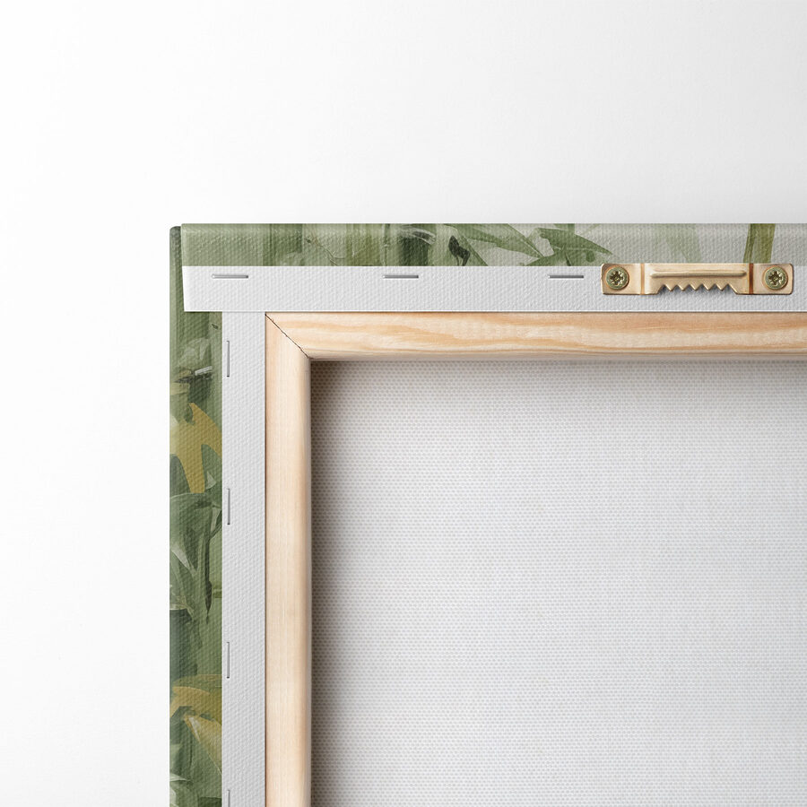 Schilderij van een bamboeboom Schilderij van een bamboeboom