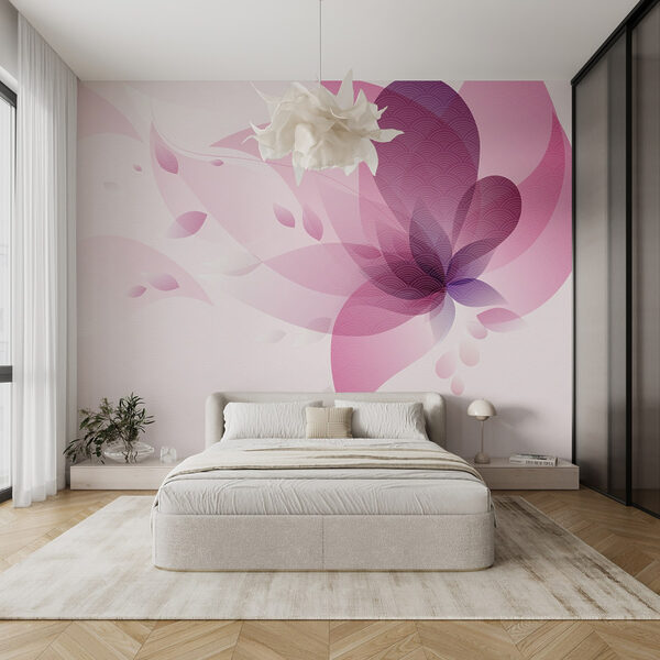 Roze en paarse bloem Roze en paarse bloem