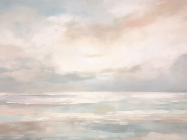 Schilderij van een bewolkte hemel Schilderij van een bewolkte hemel