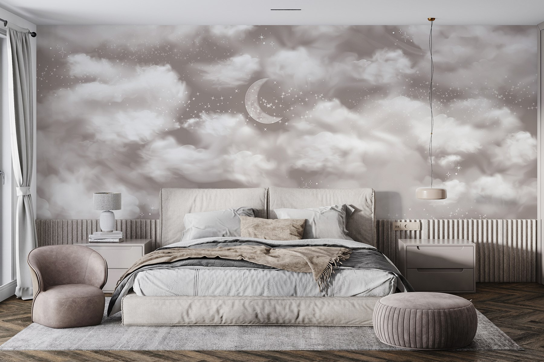 Moon in the sky