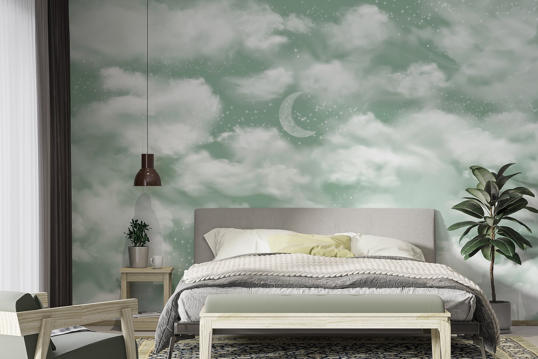 Moon in the sky