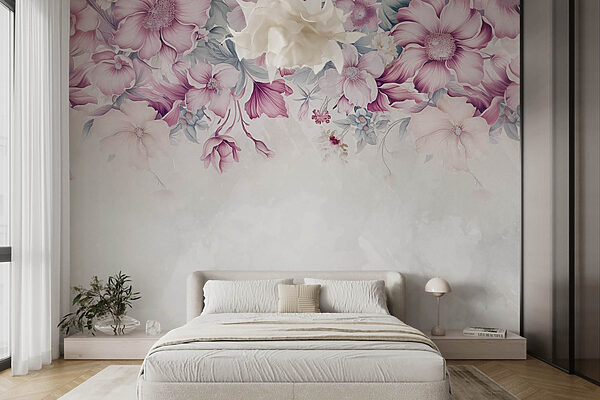 Florale elegantie in zachte pasteltinten. Florale elegantie in zachte pasteltinten.