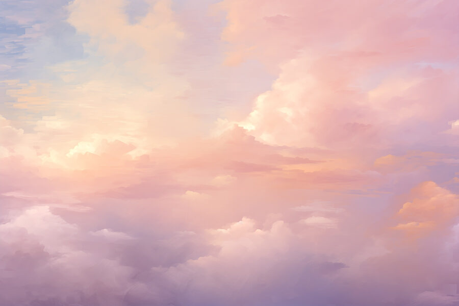 Lucht met wolken in de lucht