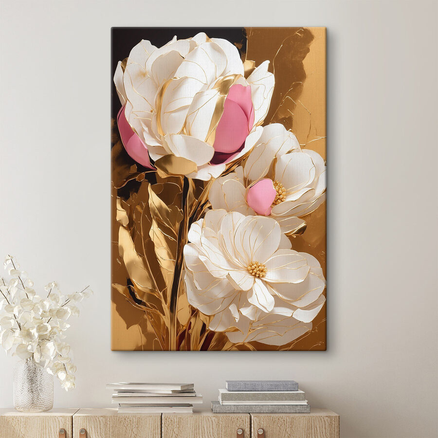 Delicate bloemen in een elegant arrangement